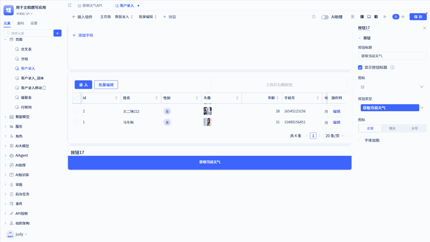 API 调用